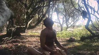 Hunks Bareback and Breed in Outdoor Cruising Spot