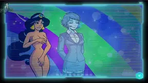 Rough Hentai Slave Masturbates & Milks Big Tits for Akabur's X-Men Fantasy