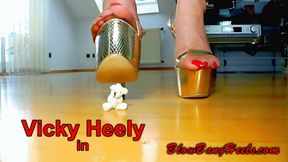 The golden Triangle! - Episode 1 - starring: Vicky Heely - Part 1 - Walking in High Heels Crushing Trampling Nylons Ultra long Toe Nails Wiggling and Spreading - FHD