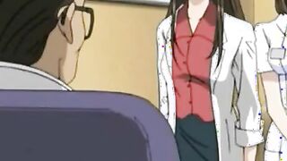 Hot babes in uniform having wild sex