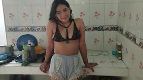 joven hermanastra colegiala se deja meter la gran polla de su hermanastro por el cono rico y apretado - porno en espanol