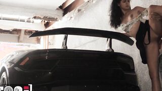 Mofos - Scott Nails Offer Harley Haze A Riding But First She Has To Drink His Cock