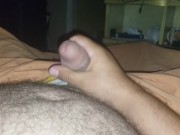 Woke up horny. Had to rub one out