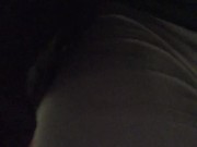 waiting for a BUS in my COMPRESSION SHORTS ** MASSIVE DICK PRINT **