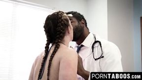 PornTaboos com - Maddy O'Reilly enjoys taboo anal sex with her black doctor