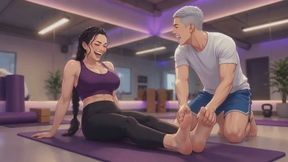 Tickling Stories #10B: Foot Tickling Abs Definition Fantasy (Animated)