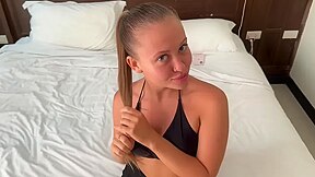 Petite Blonde - 18 Year Old Stepsisters Tight Anus Gets Penetrated By A Big Cock