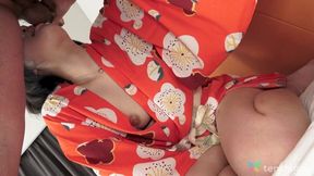 Hana Kawamura cheats on her man with two guys