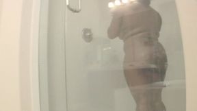 Mirage BTS Shower after blowjob tittyfuck MOV