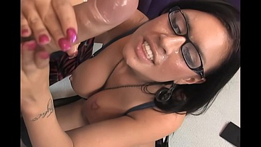 Eva Angelina Is A Handjob Specialist