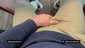 Muscular German Stepdaddy in Suit After Work - Horny Jerk off with Dirtytalk - Phantomgentx