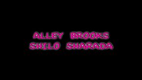 ally brooks and shiloh sharada scissor their wet pussies