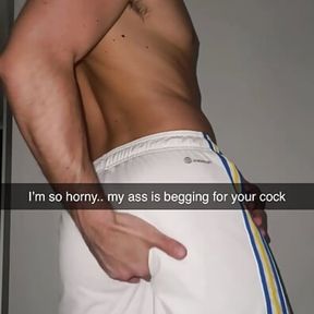 POV Hot College Guy Ditches Class to Get Fucked on Snapchat