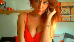 Beautiful Italian redhead dominates you and makes you horny 1080HD