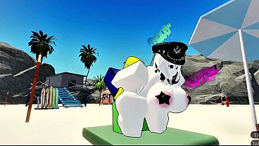 Chica caliente folla con noob en la playa Condera