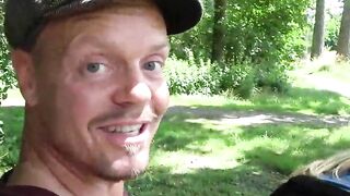 My FATHER fucks woman at FOREST EDGE: MIA BLOW (Outdoors German) -