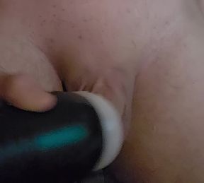 I fuck my pocket pussy and cum inside her.
