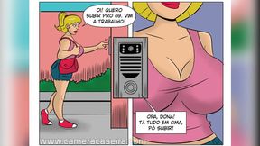 Slutty Cleaners Seduce in Favela for Hot Anime Sex Action