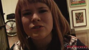 An Impromptu Blowjob Of Redheaded Claire Robbins