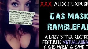 Talking &amp; Masturbating While Wearing A Gas Mask (audio Only Asmr)