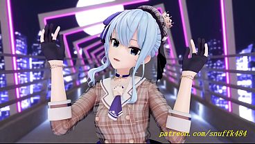 noVR mmd Suisei Dance 3d hololive Hentai