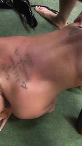 Powerful moment from &quot;Boss fucks his busty blonde employee in the shoe store&quot;