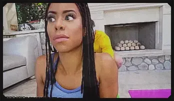 Ebony Mystique Satisfies Yoga Trainer’s Huge Cock – Amateur