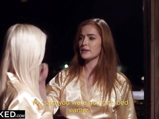 BLACKED Ski bunnies Jia & Like compete for Joss' dick