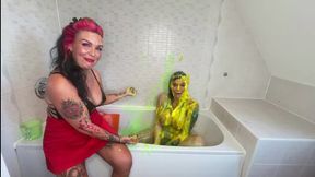 Charley Tied, Slimed and Pied