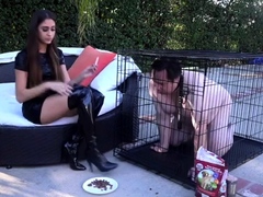 Princess Beverly Feeds Her Pet