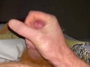 Late night jerk with cum