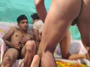 Fucks At Home – Beautiful Brunette Takes on 2 Huge Bengali Cocks