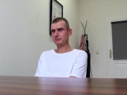 DIRTY SCOUT 213 -  Pale Amateur Man Sucks & Fucks For A Job Opportunity