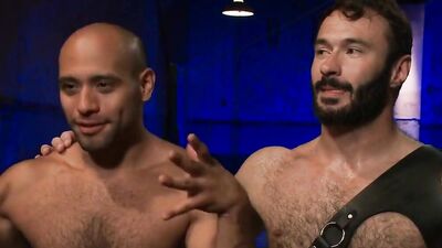 Wilfried Knight and Leo Forte's BDSM fantasy comes true in this raw and hairy humiliation session