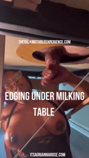 Edging Under Milking Table