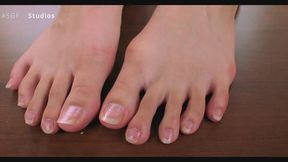 Long Toe Nail Foot Goddess vs Micro men ! Pt 4 - 8K video