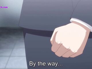 Amoral secretary with massive bazookas gets banged and licked by BOSS (Anime)