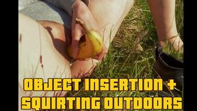 Object Insertion and Outdoor Squirting
