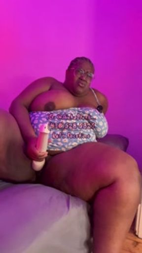 Apoutchou from montreal Aicha Black on a facetime masturbation videocall with you