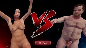 Ethan vs. Aurora (Naked Fighter 3D)