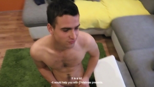 CzechHunter.com - Black haired twink boy blowjob cum