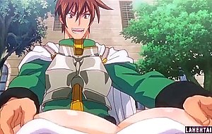Hentai cutie gets fucked outdoors