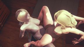 hentai uncensored futanari - nagisa is fucked by futanari - japanese asian manga anime game porn