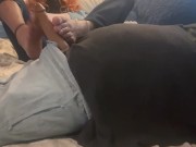 Foot JOI: Feet Worship and Edging Jerk off Instructions by socked Femboy Goddess