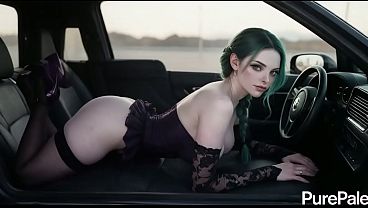 I drove my cock deep into this cold pale doll, making her shake with wild and animalistic pleasure [AI]