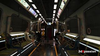 Marked by Neon A Nexus-3 Cyberpunk - extreme deepthroat, reverse cowgirl, doggystyle & cumshots