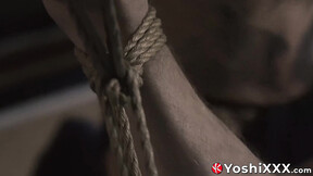 Lawrence Knight is a Shibari gay who loves to be immobilized by Yoshi Kawasaki