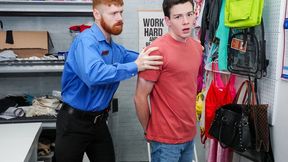 Texas Twink bouncing on Big Red's big boner