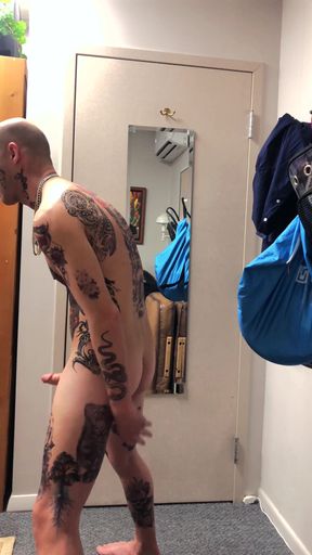 Tatted Twink Masturbation Solo