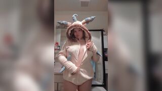 Leafeon Addition Cosplay And Cock Play❣️